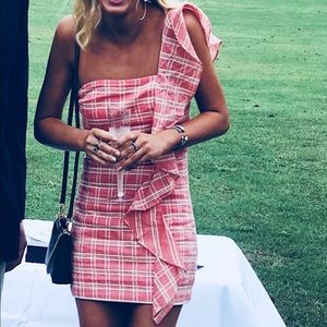 Tularosa One Shouldered Mini Dress